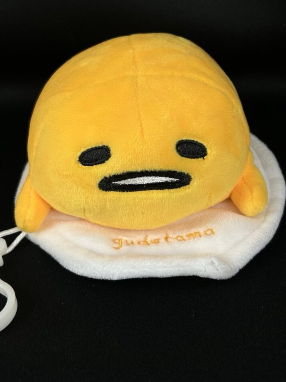 Sanrio Gudetama Lazy Egg 5.5" Plush Keychain Bag Clip